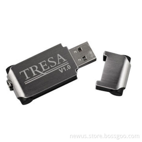 Metal USB Flash Drives, Laser Engraved or Color Printed Logos Available